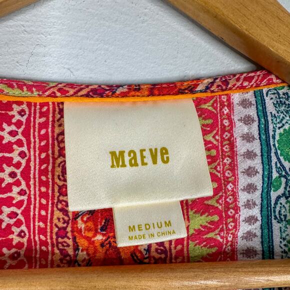 Anthropologie Maeve Milla Multicolor Printed Top - Picture 6 of 8